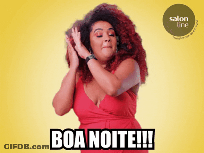 Boa Noite Giggly Lady GIF