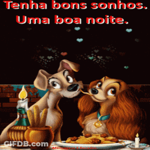 Boa Noite Lady And The Tramp GIF