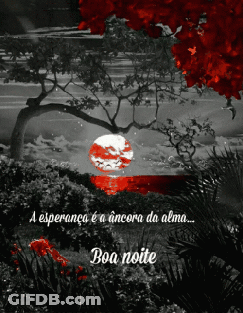 Boa Noite Red Moonlight GIF