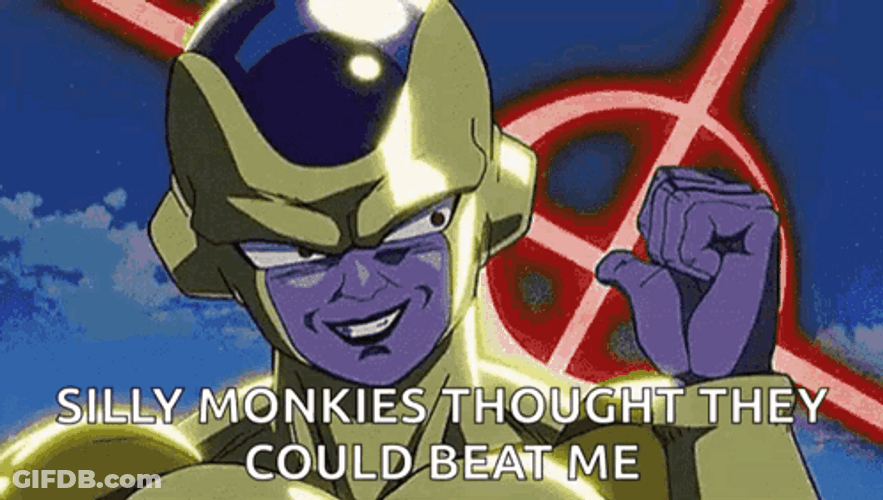 Boastful Frieza GIF