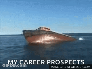 Boat Floating On Water With My Career Prospects GIF