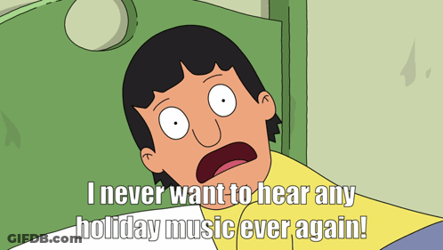 Bob From Bob's Burgers Lying On Bed Saying No Holiday Music GIF