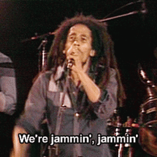Bob Marley Were Jamming Jamming GIF