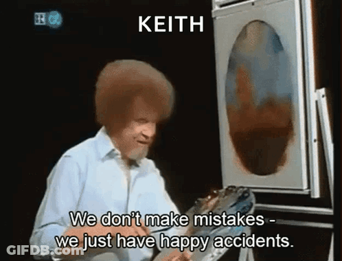 Bob Ross Happy Accidents GIF