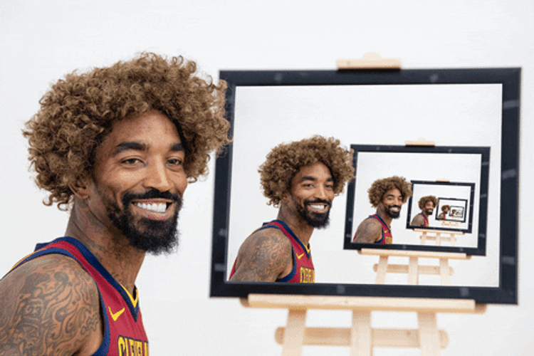 Bob Ross Painting NBA Meme Loop GIF