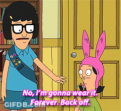 Bob's Burgers Bob And Tina Talking GIF