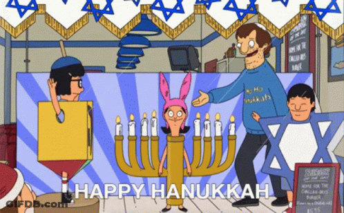 Bob's Burgers Celebrating Hanukkah GIF