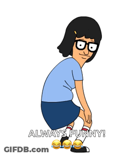 Bob's Burgers Character Squatting Always Funny GIF