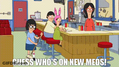 Bob's Burgers Family Sitting At Bar GIF
