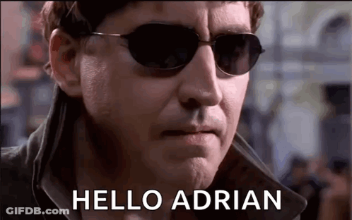 Bob's Burgers Man And Woman Arms Up Saying Adriaaaaan GIF