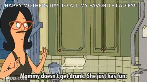 Bob's Burgers Saying Happy Mother's Day GIF