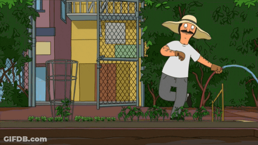 Bob's Burgers Thanksgiving Bob Belcher Playing Water GIF