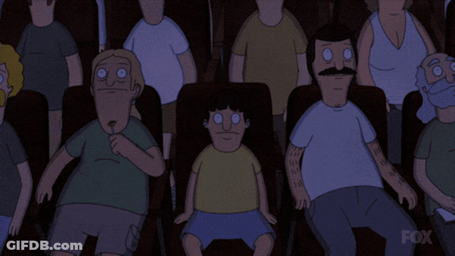 Bob's Burgers Thanksgiving Gene Belcher Movie Time GIF