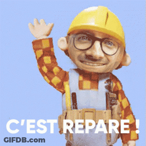 Bob The Builder C'est Repare Waving GIF
