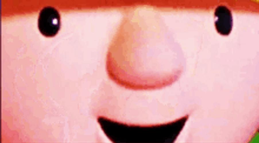 Bob The Builder Happy Face Spinning GIF