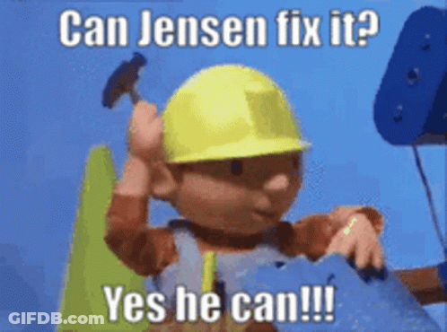 Bob The Builder Holding Hammer Can Jensen Fix It GIF