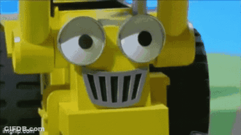 Bob The Builder Holding Hammer Can We Print It Yes We Can GIF