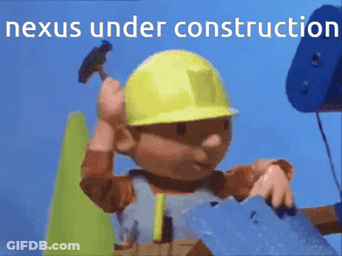 Bob The Builder Holding Hammer Nexus Under Construction GIF