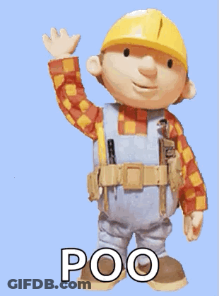Bob The Builder Waving Hard Hat And Overalls GIF