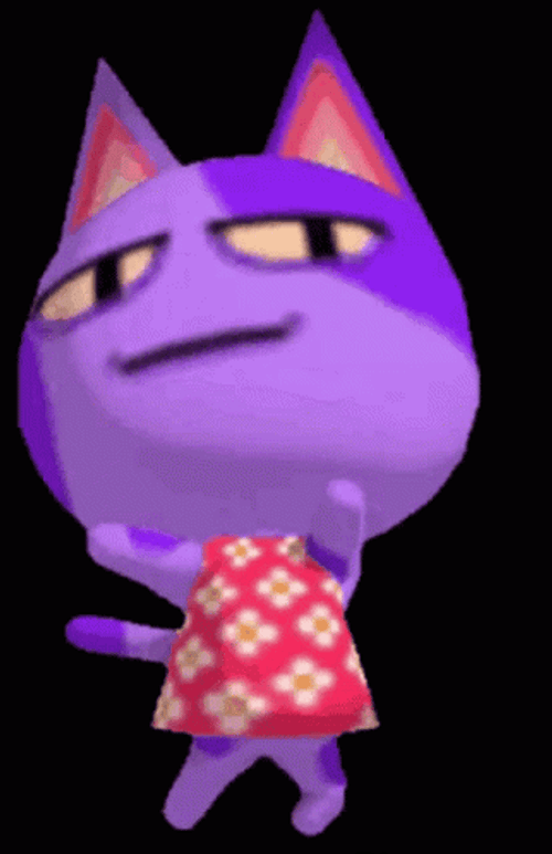 Bob The Cat Dancing Animal Crossing GIF