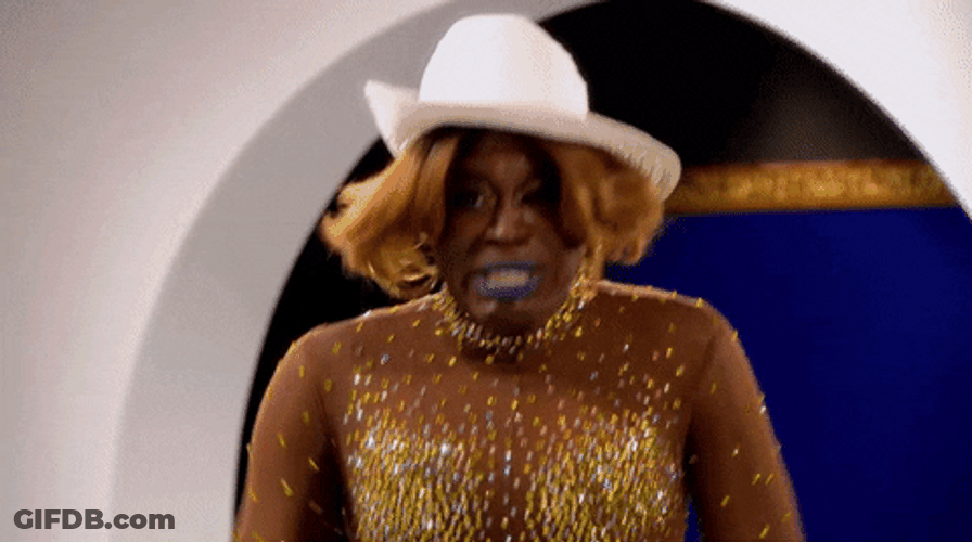 Bob The Drag Queen Screaming GIF