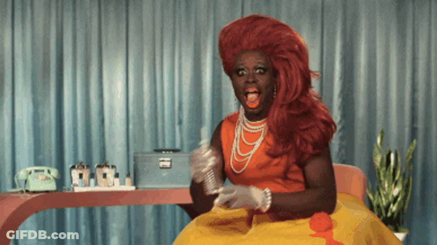 Bob The Drag Queen Sipping Drag RAce GIF