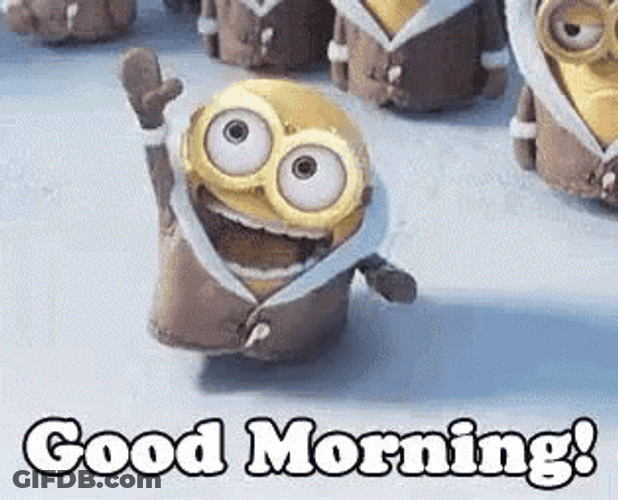 Bob The Minion Good Morning Cartoon GIF