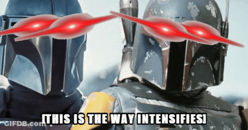 Boba Fett And Darth Vader This Is The Way Intensifies GIF