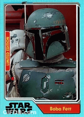 Boba Fett Star Wars Card GIF