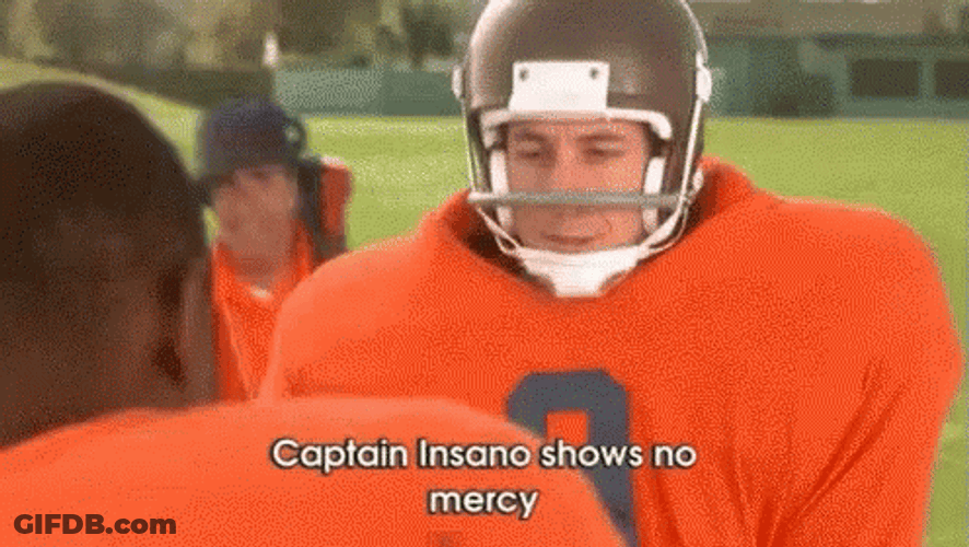 Bobby Boucher Got Frightened With Captain Insano GIF