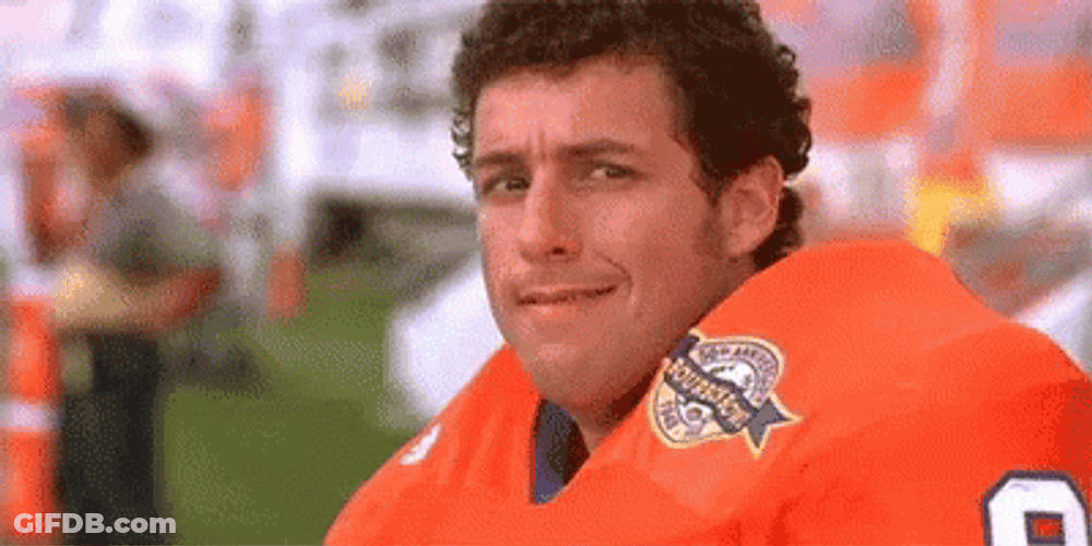 Bobby Boucher Making Poker Face GIF
