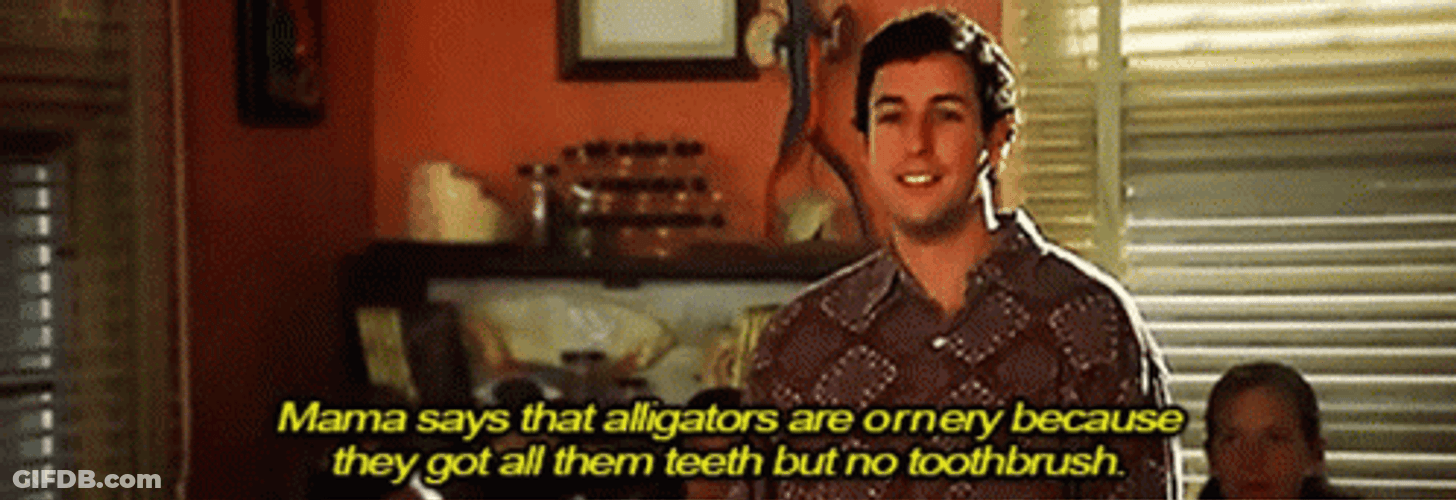 Bobby Boucher Remembering Words From Mommy GIF