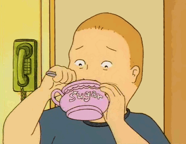 Bobby Hill Brushing Sugar GIF