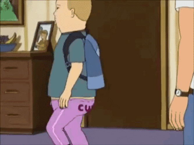 Bobby Hill Cutie Shorts GIF