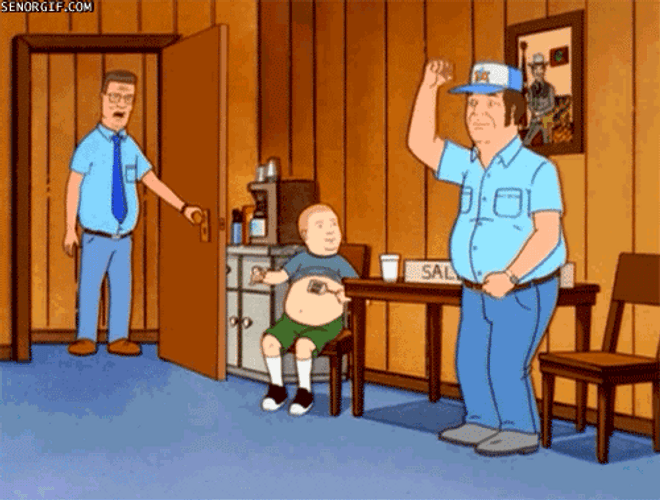 Bobby Hill Playing Instrument GIF