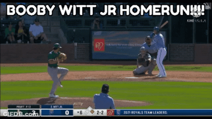 Bobby Witt Jr Homerun GIF