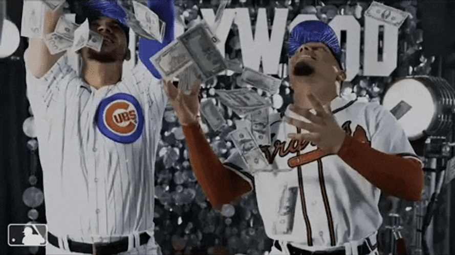 Bobby Witt Rained With Lots Of Money GIF