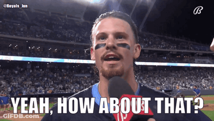 Bobby Witt Says Playing Some Ball Huh GIF