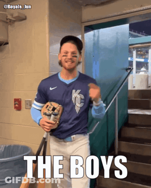 Bobby Witt Says The Boys Are Playing Some Balls GIF