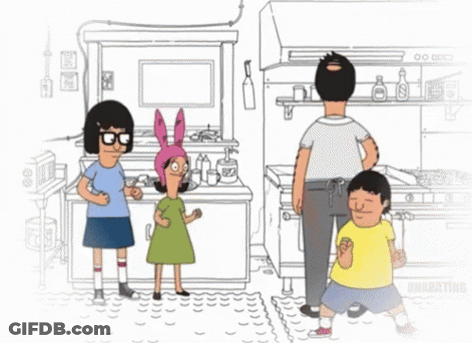 Bobs Burgers Belcher Kids Dancing GIF