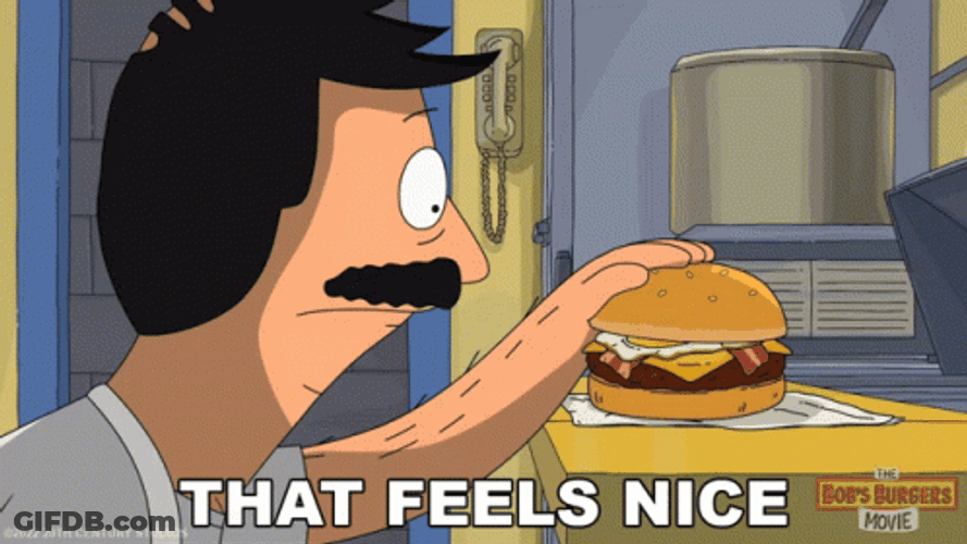 Bobs Burgers Bob Belcher Patting Burger GIF