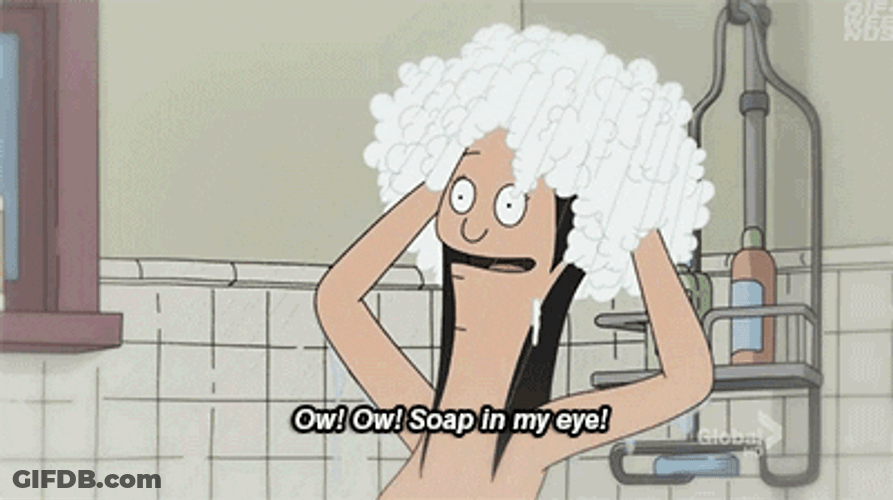 Bobs Burgers Linda Belcher Showering GIF