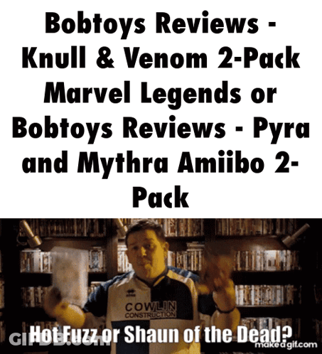 Bobtoys Knull & Venom 2-Pack Marvel Legends GIF
