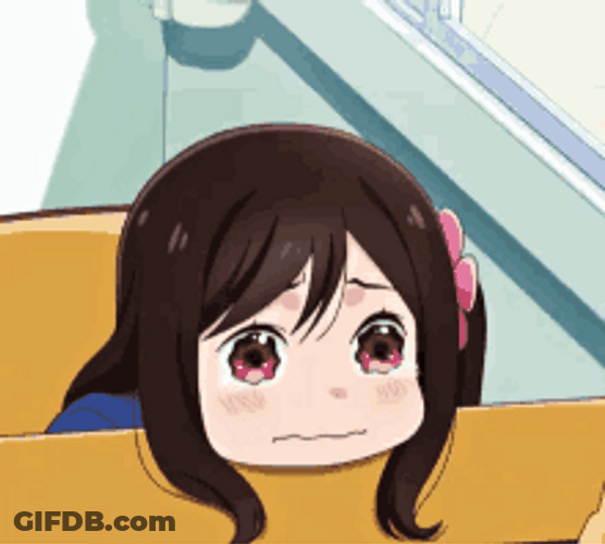 Bocchi Hitori Anime Girl Crying GIF