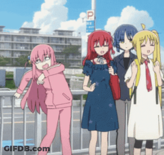 Bocchi The Rock Hitori Goto Explode GIF
