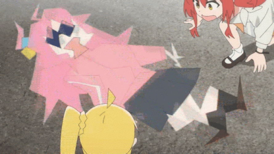 Bocchi The Rock Hitori Goto Glitching GIF