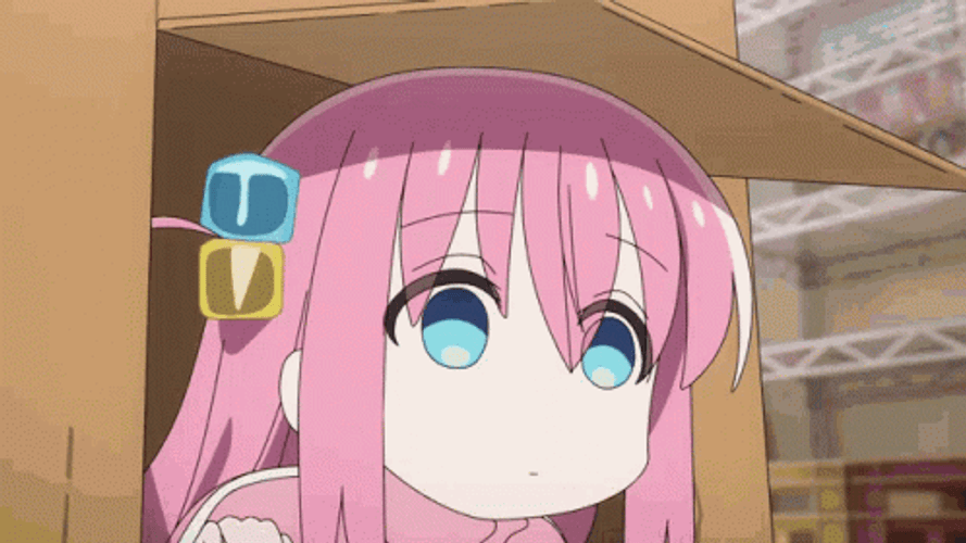 Bocchi The Rock Hitori Goto Hiding GIF