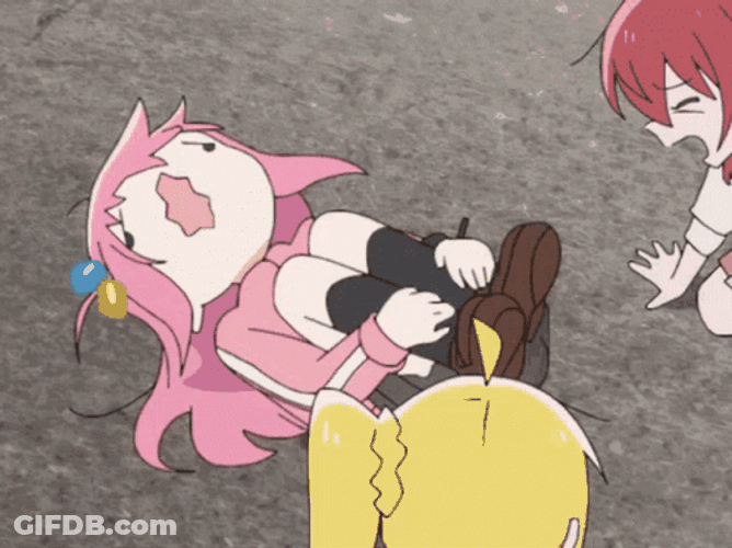 Bocchi The Rock Hitori Goto Racking GIF
