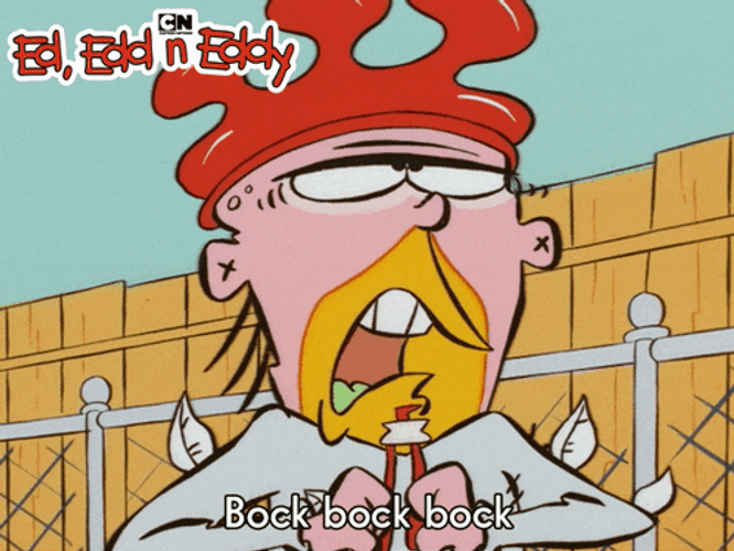 Bock Bock Bock Eddy GIF