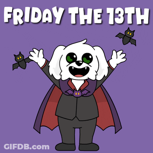 BoDoggos Dressed As Vampire Spooky Friday GIF